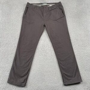 FatFace Chino Pants Mens 38x31 Reg Dark Grey Modern Coastal Chino Classic Fit